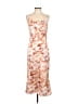 Assorted Brands Floral Ivory Cocktail Dress Size S - photo 1