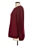 J.Jill 100% Polyester Burgundy Pullover Sweater Size M - photo 5