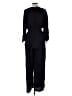 White Closet 100% Polyester Solid Black Jumpsuit Size XL - photo 2