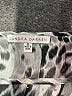 Sandra Darren 100% Polyester Animal Print Gray Cocktail Dress Size 8 - photo 7