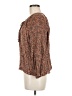 Final Touch Brown Long Sleeve Blouse Size M - photo 5