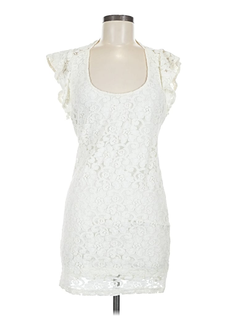 Pre-owned Jack By Bb Dakota Cocktail Dress In White