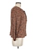 Final Touch Brown Long Sleeve Blouse Size M - photo 4