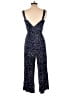 Oliver Bonas 100% Viscose Stars Blue Jumpsuit Size UK 6 / US 2 - photo 2