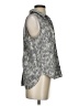 Cloth & Stone Gray Sleeveless Blouse Size S - photo 4