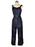 Oliver Bonas 100% Viscose Stars Blue Jumpsuit Size UK 6 / US 2 - photo 1