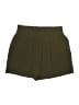 Unbranded 100% Polyester Solid Green Shorts Size L - photo 2