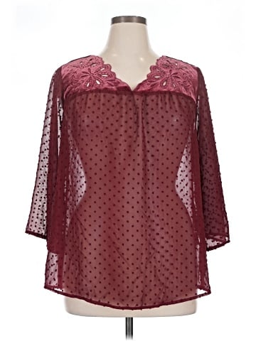 Style&Co 3/4 Sleeve Blouse (view 1)