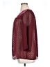 Style&Co 100% Polyester Burgundy 3/4 Sleeve Blouse Size 1X - photo 5