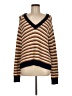 Madewell 100% Cotton Stripes Brown Blue Pullover Sweater Size M - photo 1