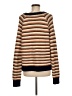 Madewell 100% Cotton Stripes Brown Blue Pullover Sweater Size M - photo 2
