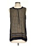 Ann Taylor LOFT 100% Polyester Blue Sleeveless Blouse Size S - photo 1