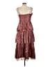 Lulus 100% Polyester Brown Cocktail Dress Size L - photo 2