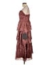 Lulus 100% Polyester Brown Cocktail Dress Size L - photo 5