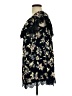 Alya 100% Rayon Floral Black Casual Dress Size S - photo 5