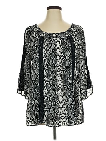 Signature Studio 3/4 Sleeve Blouse (view 1)