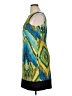 Alyx Graphic Teal Cocktail Dress Size 16 - photo 5