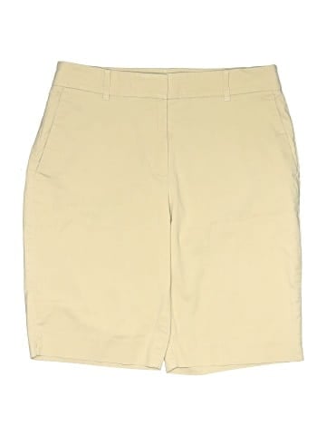 Ann Taylor Khaki Shorts (view 1)