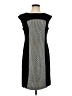 Chico's Houndstooth Black Casual Dress Size Sm (0.5) - photo 1