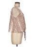 Lush 100% Polyester Tan Sleeveless Blouse Size M - photo 4
