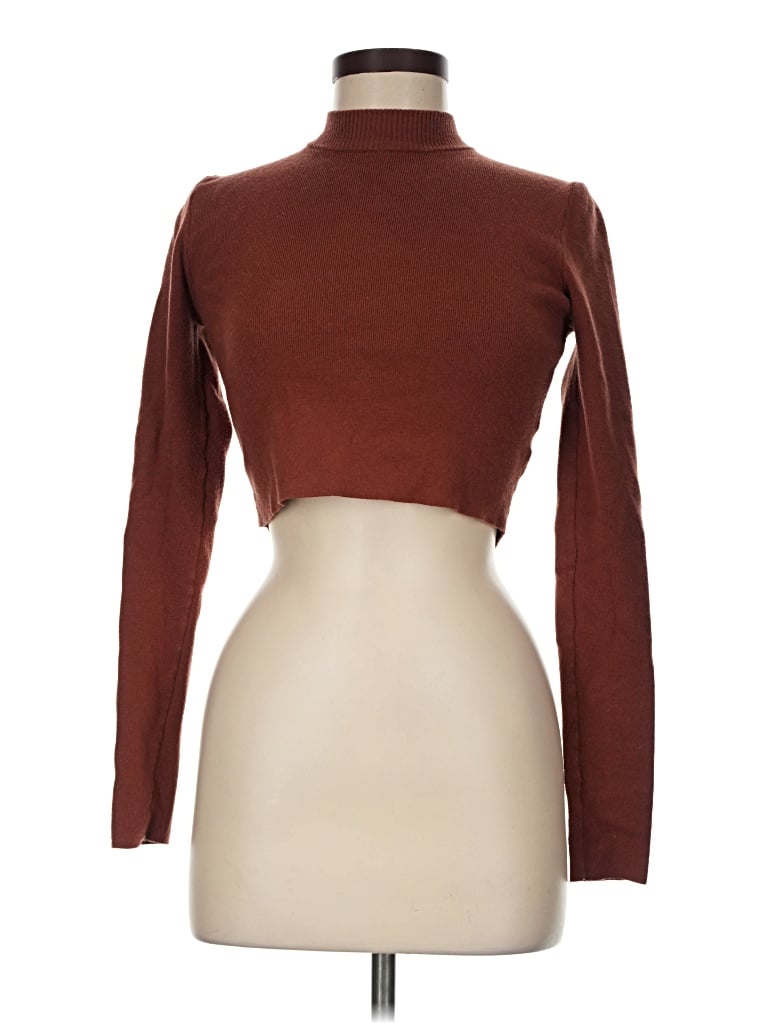 Pre-owned Altar'd State Turtleneck Sweater In Brown