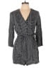 Topshop Chevron-herringbone Gray Romper Size 6 - photo 1