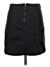 Free People Solid Black Denim Skirt Size 4 - photo 2