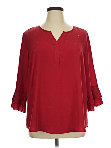 Cj Banks 3/4 Sleeve Blouse (view 1)