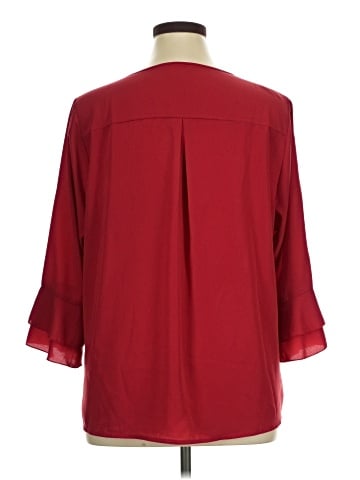 Cj Banks 3/4 Sleeve Blouse (view 2)