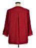 Cj Banks 100% Polyester Red 3/4 Sleeve Blouse Size 1X - photo 2
