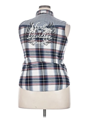 Harley Davidson Sleeveless Button-Down Shirt (view 2)
