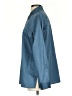 Doncaster Collection Blue Long Sleeve Button-Down Shirt Size 4 - photo 5