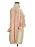 GB 100% Polyester Tan Long Sleeve Blouse Size XL - photo 4