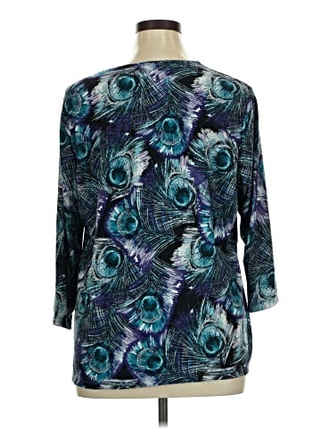JM Collection 3/4 Sleeve Blouse (view 2)