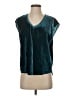 Dear John Teal Short Sleeve Top Size XS - photo 1