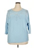 By Design Blue Pullover Sweater Size 2X - photo 1