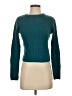 Poof! Color Block Teal Pullover Sweater Size M - photo 1