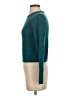 Poof! Color Block Teal Pullover Sweater Size M - photo 5