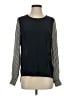 Diane von Furstenberg Black Long Sleeve Blouse Size 4 - photo 1
