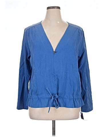 Pendleton 3/4 Sleeve Silk Top (view 1)