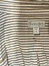 Garnet Hill Stripes Tan Long Sleeve Blouse Size 8 - photo 7