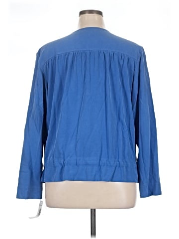 Pendleton 3/4 Sleeve Silk Top (view 2)