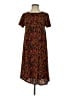 Lularoe Print Brown Casual Dress Size XS - photo 1