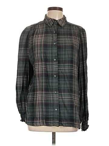 Max Studio Long Sleeve Button-Down Shirt (view 1)
