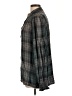 Max Studio 100% Rayon Plaid Green Long Sleeve Button-Down Shirt Size L - photo 5
