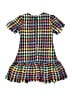 Zoe Ltd 100% Polyester Houndstooth Black Blue Dress Size 7 - photo 2