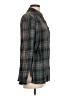 Max Studio 100% Rayon Plaid Green Long Sleeve Button-Down Shirt Size L - photo 4