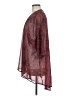 Lularoe 100% Polyester Burgundy Kimono Size M - photo 5