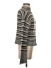 Splendid Stripes Gray Turtleneck Sweater Size XS - photo 4