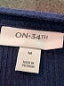 On 34th Blue Long Sleeve T-Shirt Size M - photo 7